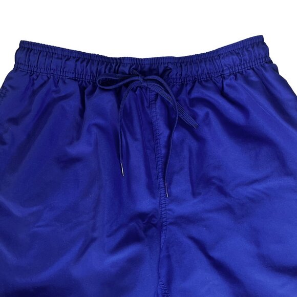 Calvin Klein Swim Shorts Mens Large Blue Mesh Brief Pockets Drawstring - Picture 3 of 11
